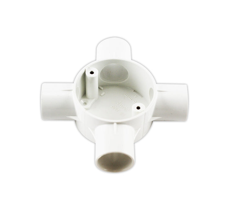 Tronic Junction Circular  Box 4 Way