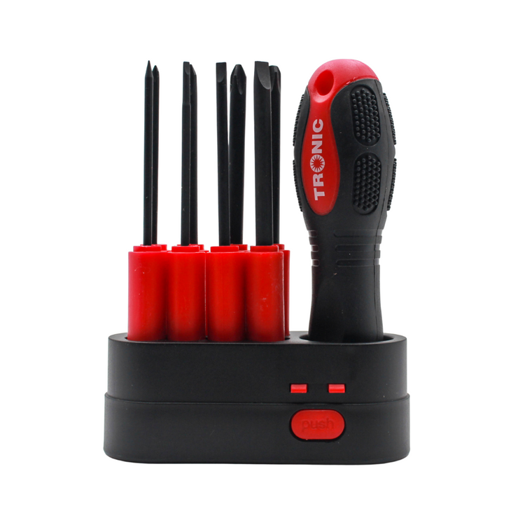 Tronic 8 In 1 Screw Driver Set (8 Pcs Bits)