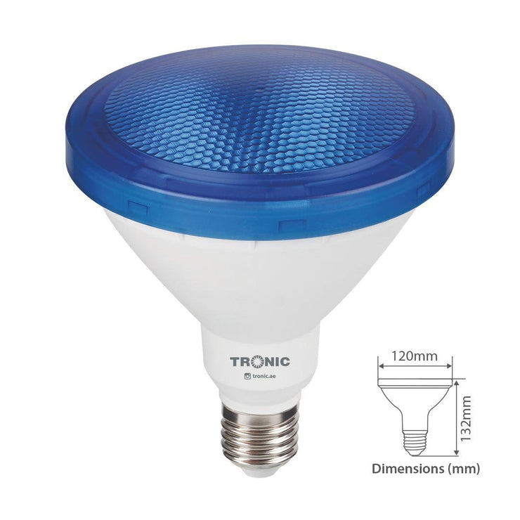 Tronic 15W PAR38 Blue LED Bulb