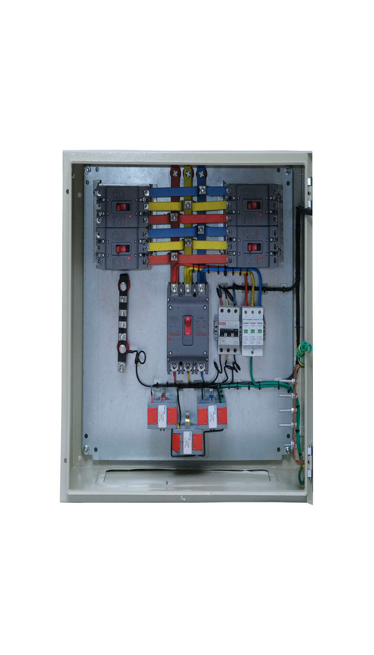 Tronic 250A 4 Ways Three Phase Distribution Board With 3 Pole MCCB