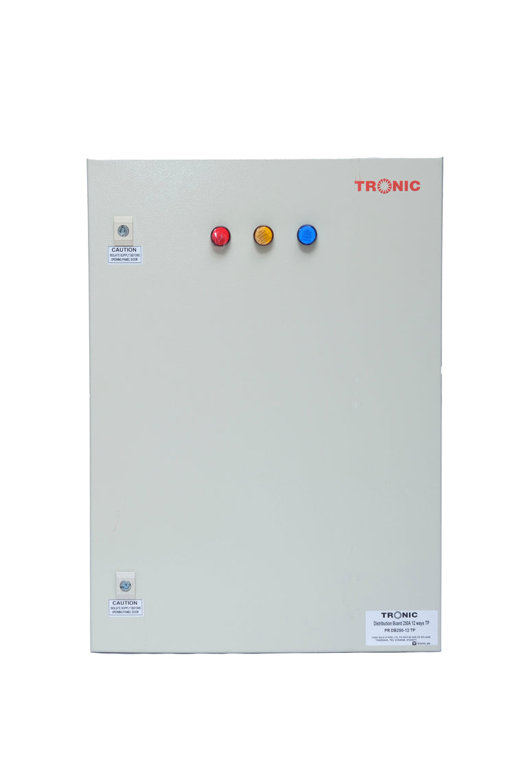 Tronic 250A 12 Ways Three Phase Distribution Board