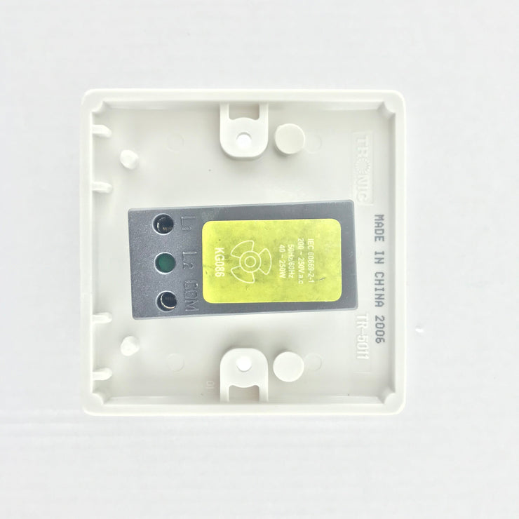 Tronic Fan Dimmer Switch 1 Gang