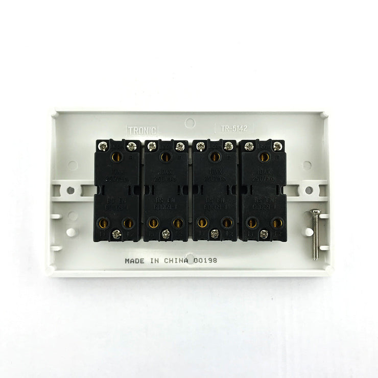 Tronic 4 Gang 2 Way Switch Standard