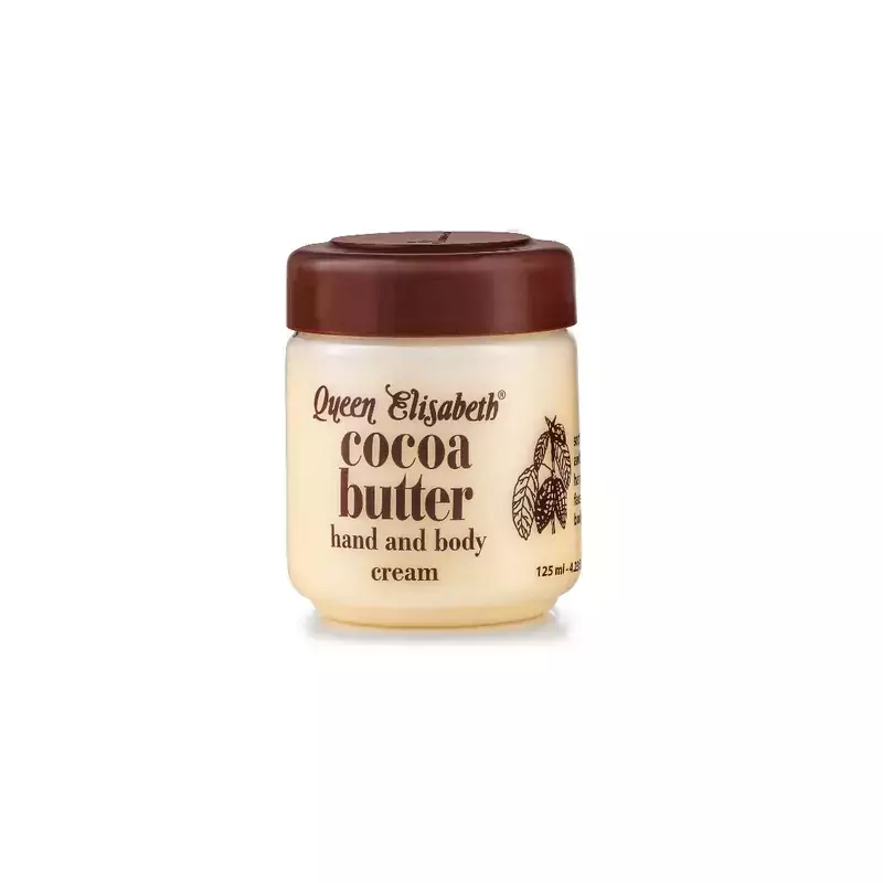 Queen Elisabeth Cocoa Butter Cream. Helps Protect Skin from the Sun, Prevents Dry Skin and Wrinkles 125ml (Pack of 6Pcs)