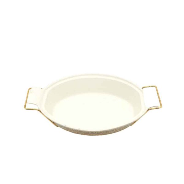 Nadstar Chafing Dish For Buffet Stoves Made Of Ceramic Soup Pot Porcelain Food Serving 375-71