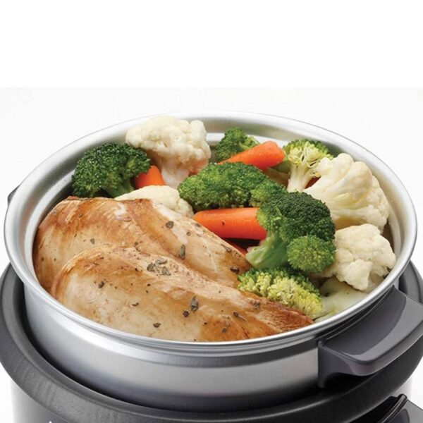 Kodtec Rice Cooker 1.5L With Steamer Stainless 700W Kt-184S-1St