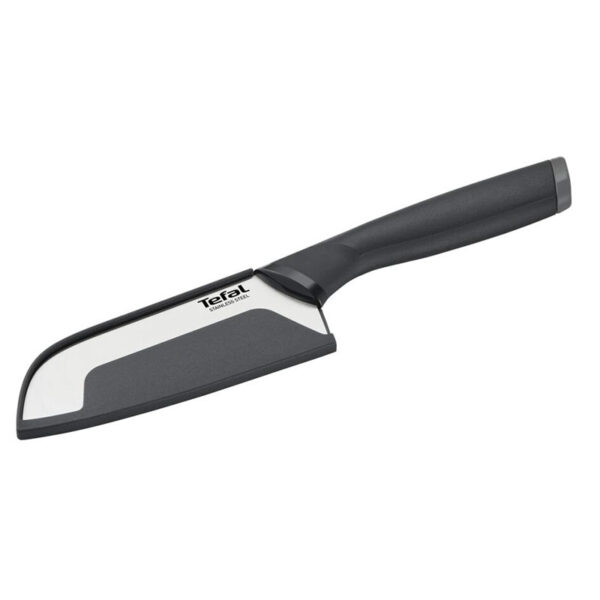 Tefal Comfort Santoku Knife 12Cm Ideal For Slicing &Amp; Chopping All Types Of Food High Performance Stainless Steel K2213604