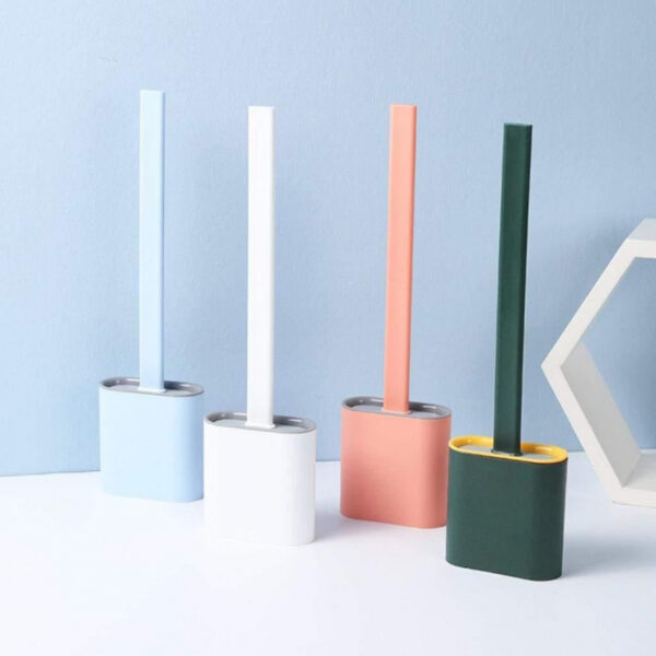 Nadstar Toilet Brush Silicone With Holder 6655