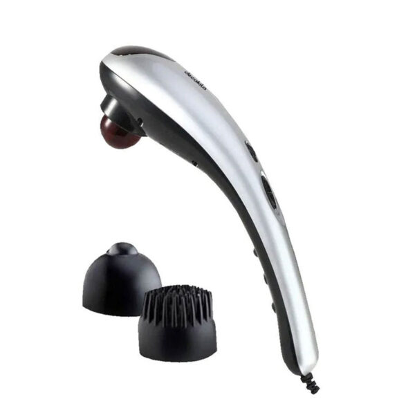 Decakila Handheld Massager 25W For Full-Body Relief Steeples Speed Intelligent Red Light Personal Massager With 3 Adjustable Heads Kebs003S