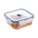 Luminarc Pure Box Square Food Container 122cl Flat Rim P3552