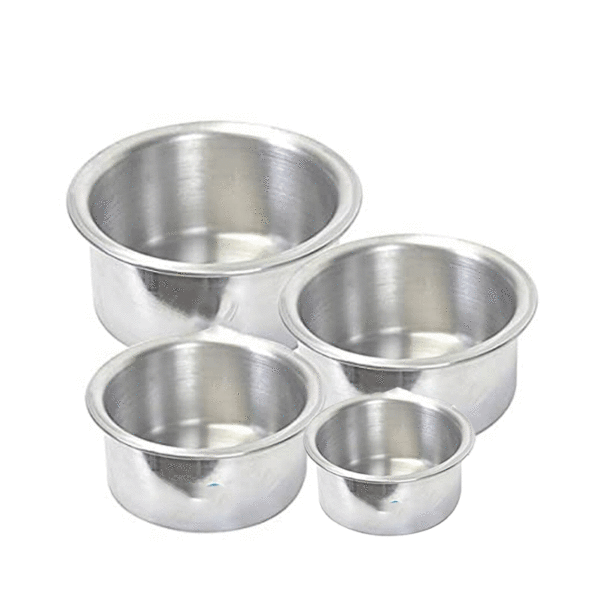 Nadstar Aluminium Sufuria 4Pcs No Lid 24-25-26-27