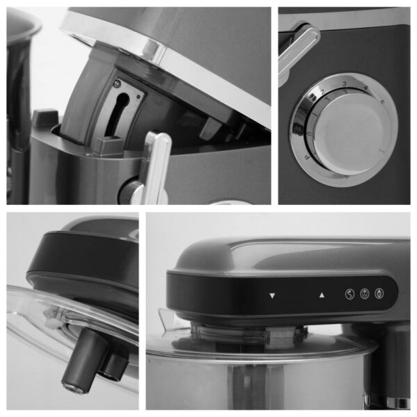 Digiwave Stand Mixer 1500W 10L 9 Speeds 3 Attachments With Led Touch Control Panel Dw-Stm-1305