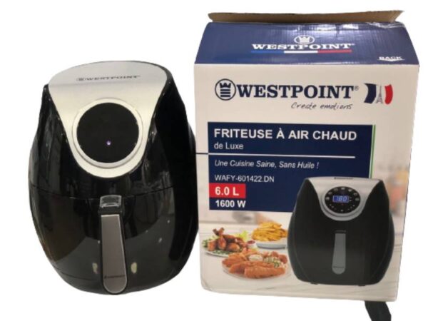 Westpoint Air Fryer With Digital Display 6.0L 1600W Wafy-601422.Dn