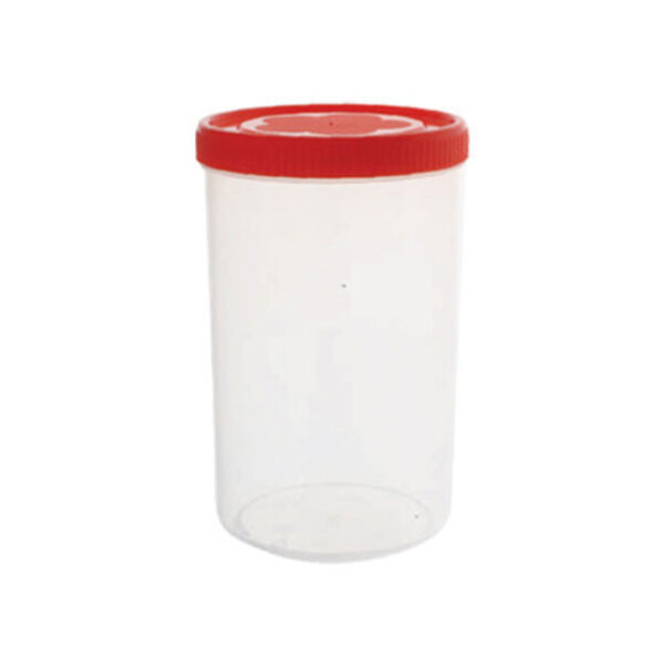 Cello Plastic Container Jar 1000Ml Plain (Pack Of 12)