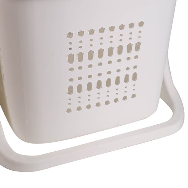 Nadstar Storage Basket 2 Deck Bathroom Clothes Storage Basket Multi-Layer Universal Wheel Rack Grocery Organizer K998-3A