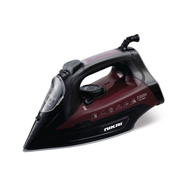 Nikai Steam Iron 2400W 360Ml Non Stick Soleplate Ceramic Non Stick Soleplate Dry / Spra