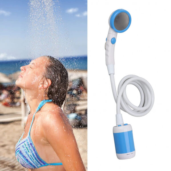 Electric Portable Outdoor Handheld Rechargeable Shower Set For Hiking Bathing Traveling Ke-806