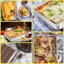 Nadstar Aluminium Square Tray 9.5" Cake Moulds Rectangle Baking Tray Deep Oven Pan for Lasagna Brownie Pizza Heavy Duty Anti-Rust Easy Clean NO13