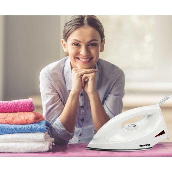 Nikai Dry Iron 1200W Ceramic Sole-Plate Ndi725N