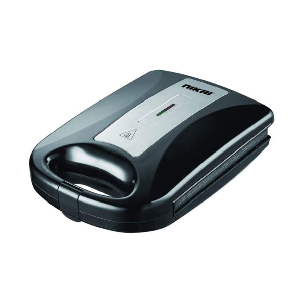 Nikai Contact Grill 1200W 4 Slice Non Stick Coating With Grill Plate &Amp; Lock Ngt928A1