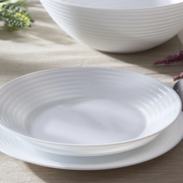 Luminarc Harena Soup Plate 23Cm 6Pcs White N5806