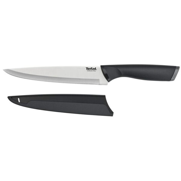 Tefal Comfort Slicing Knife 20Cm Ideal For Slicing &Amp; Chopping All Types Of Food High Performance Stainless Steel K2213704