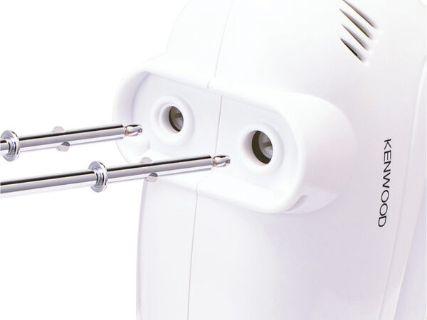 Kenwood Stand Mixer Hand (Electric Whisk) 300W With 2.4L Rotary Bowl 5 Speeds + Turbo Button Twin Stainless Steel Kneader And Beater For Mixing Whipping Whisking Kneading Hmp22.000Wh