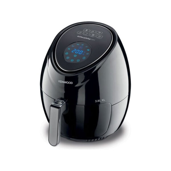 Kenwood Digital Air Fryer 1.7Kg 3.8L Xl Capacity 1500W With Recipe Book Rapid Hot Air Circulation Technology For Frying Grilling Broiling Roasting Baking And Toasting Hfp30.000Bk