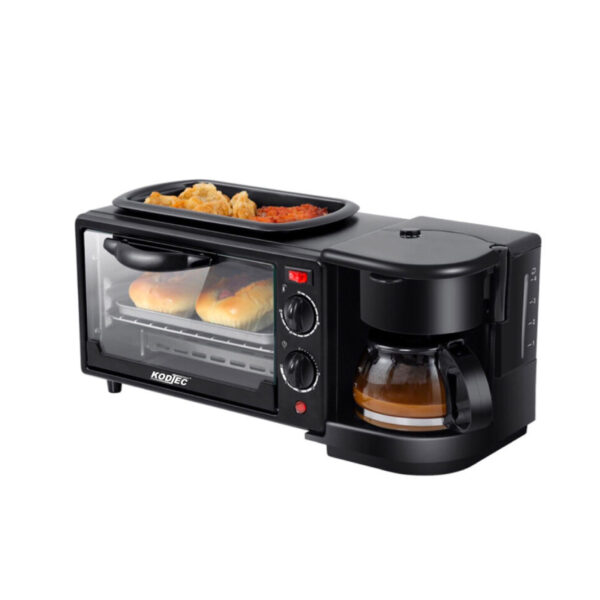 Kodtec Breakfast Maker 3In1 9L 1250W Oven Grill &Amp; Kettle Kt-3709Bm