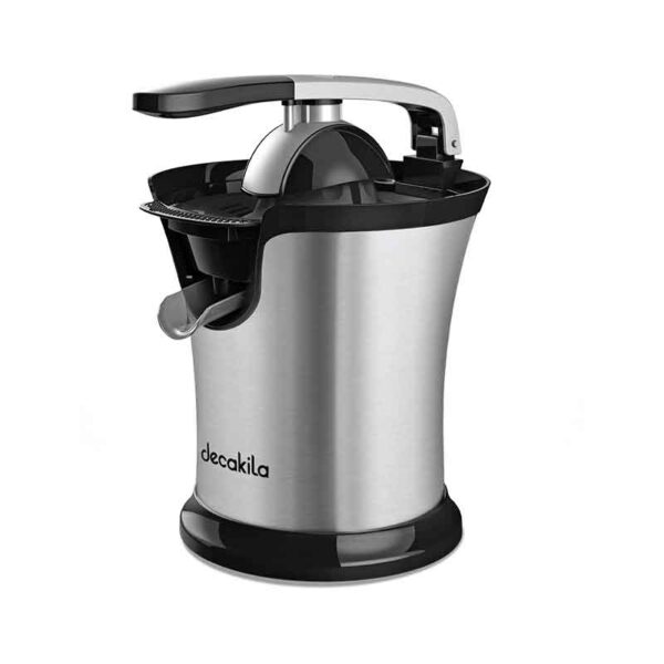 Decakila Citrus Juicer 160W Stainless Steel Double Cone Anti Drip Removable Filter Basket Bpa Free Orange Squeezer Citrus Press Kejc008B