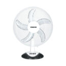 Nikai Table Fan 16" 41W High Performance Copper Motor Wide Angle Horizontal Oscillation 5 Leaf “AS” Transparent  Blades NTF1638T1