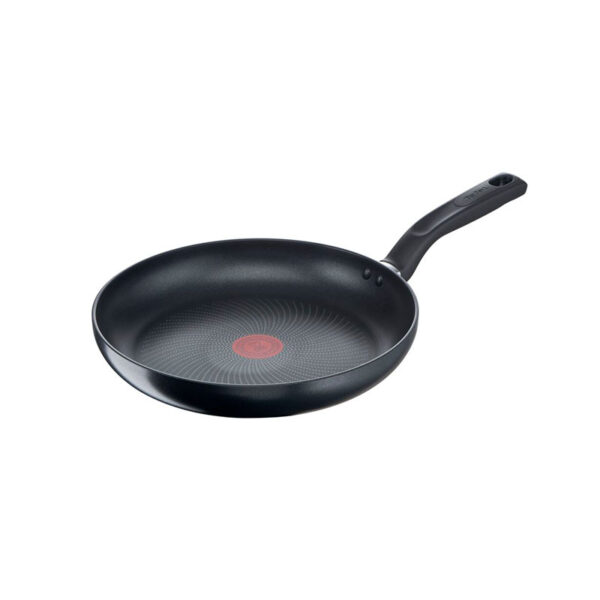 Tefal Total Induction Frypan 24Cm Non Stick Thermo Signal Titanium Partials 100% Safe Frying Pan Black Aluminium G1520444
