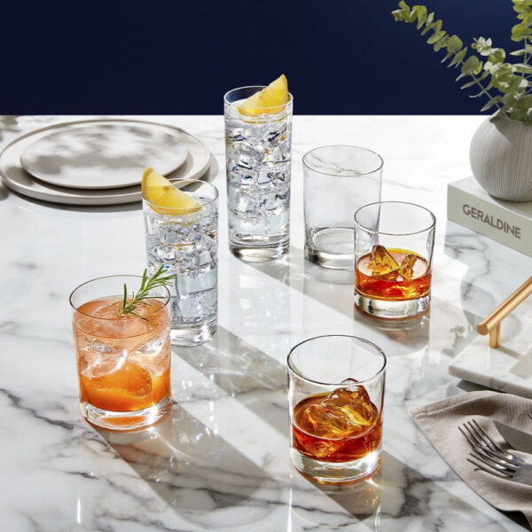 Ocean Glass 6Pcs Fyn Rock 290Ml Whiskey Fine Rim Tumbler 1C24010L