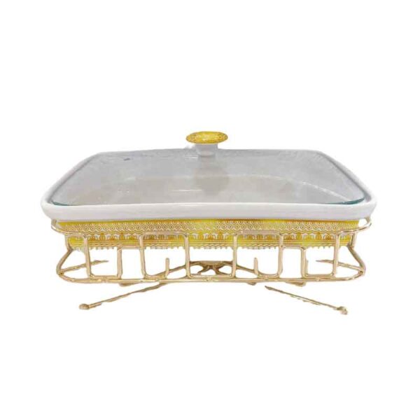 Nadstar Chafing Dish For Buffet Stoves Made Of Ceramic Soup Pot Porcelain Food Serving 116-115