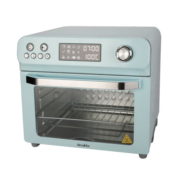 Decakila Air Oven 24L Led 1800W 1 Baking Rack 1 Baking Tray 1 Extraction Rack 1 Chicken Fork Silicone Gloves 1 Keec023L