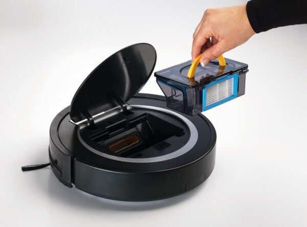 Kenwood Smart Robot Vacuum Cleaner 2-In-1 Vacuuming Smart Drop Proof Technology Virtual Wall Ideal For Pet Hair Hard Floor And Carpet 0.5 Suction Power Super Silent 65 Vrp10.000Bk