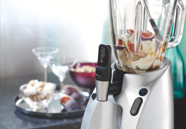 Kenwood Smoothie Blender Glass Goblet With Ice Crush Function Chrome Bar Style Tap 2L 750W Sb327