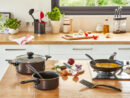 Tefal Easy Cook Frypan 30cm Titanium Non Stick Thermo Signal 100% Safe Cooking Pan Suitable for All Heat Sources Except Induction B5540702