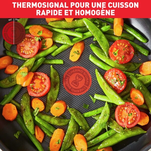 Tefal Super Cook Pancake Pan 25Cm Non Stick Thermo Signal 100% Safe Frying Pan Black Aluminium B4593885