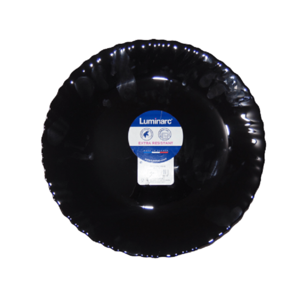 Luminarc Feston Soup Plate 23Cm 6Pcs Black Q6531
