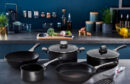 Tefal Unlimited Frypan 20cm Titanium Non Stick Anti Scratch All Hobs Safe Non Stick G6 Unlimited Cast Aluminum G2550243
