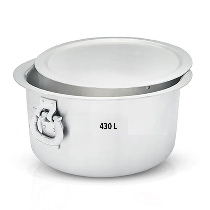Nadstar Aluminium Sufuria 430L With Lid &Amp; Handle 57Kg Gauge 5G 5.40Mm Aluminium Tapela Patila With Handles Commercial Tope No.80