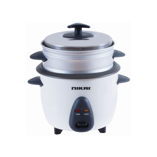 Nikai Rice Cooker 1L 400W Detachable Power Cord Non Stick Teflon Top Steamer Keep Warm Function Nr701A