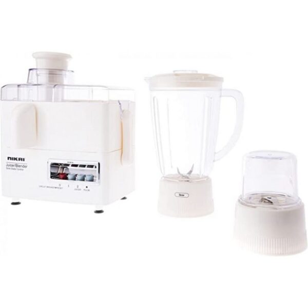 Nikai Juicer And Blender 4In1 300W 1.6L Juicer Blender Meat Chopper Grinder &Amp; Pulse Powerful Motor With Thermostat Nfp1724N