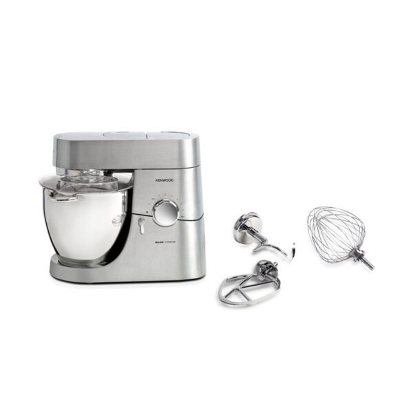 Kenwood Kitchen Machine 6.7L 1500W 3 Attachments Silver Km023