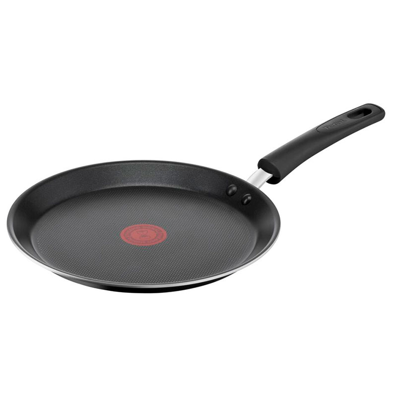 Tefal Super Cook Pancake Pan 25Cm Non Stick Thermo Signal 100% Safe Frying Pan Black Aluminium B4593885
