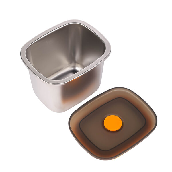 Nadstar Stainless Steel Food Storage 550Ml Eco-Friendly Lunchbox Compartments Stainless Steel Take Away Sp0572