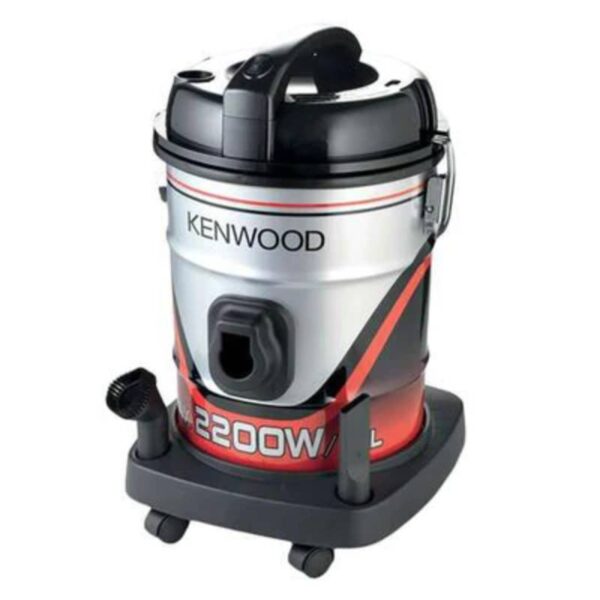 Kenwood Drum Vacuum Cleaner 2000W 20L Tank With 8M Extra Long Power Cord Removable &Amp; Washable Filter Multi Surface For Home Office Vdm40.000Br