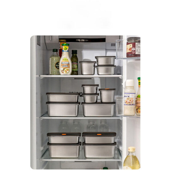 Nadstar Stainless Steel Food Storage 2900Ml Eco-Friendly Lunchbox Compartments Stainless Steel Take Away Sp0574