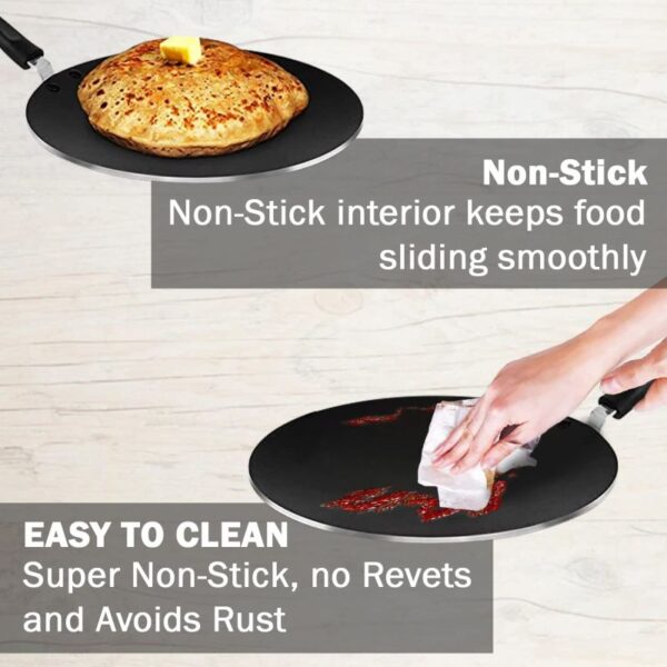 Pigeon Tawa Non-Stick Concave 31Cm Aluminum Multi Tawa All Stove Compatible 310